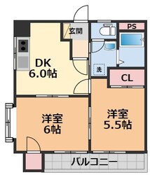 サングレース久万ノ台の物件間取画像